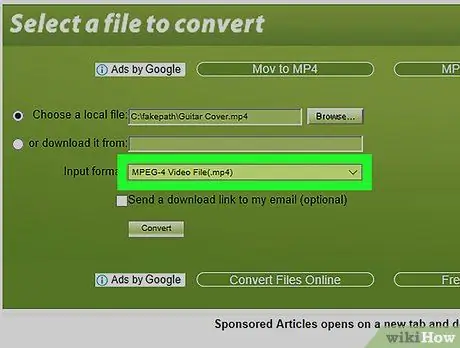 Convert MP4 to Mov Step 4