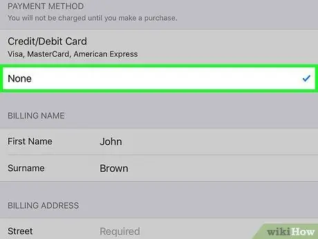 Crea un ID Apple senza carta di credito Passaggio 19