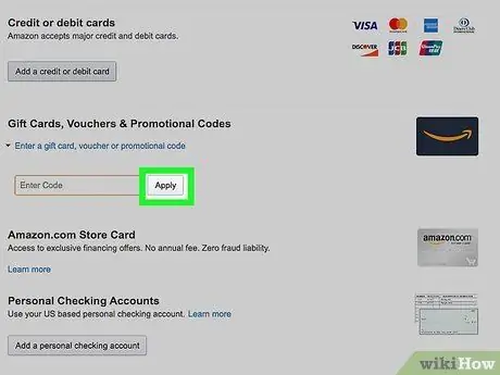 Appliquer un code de carte-cadeau à Amazon Étape 15