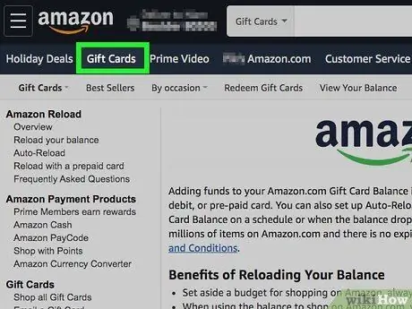 Applicare un codice di carta regalo ad Amazon Passaggio 20