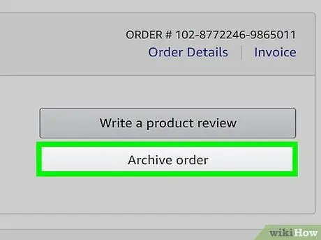 Itago ang Mga Order ng Amazon Hakbang 5