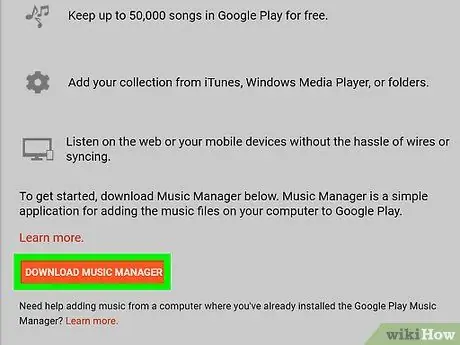 PC və ya Mac -da Google Play Musiqilərdə mahnı yükləyin 7 -ci addım