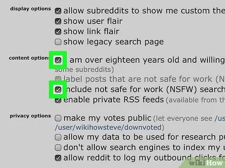 Iespējojiet NSFW saturu Reddit 10. darbībā