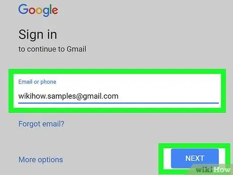 Gmail Şifrəsini bərpa edin Adım 1