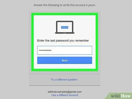 Recover a Gmail Password Step 3