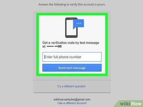 استعادة كلمة مرور Gmail الخطوة 4