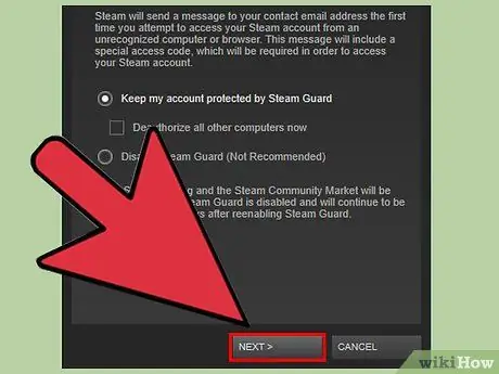 قم بتمكين Steam Guard الخطوة 12