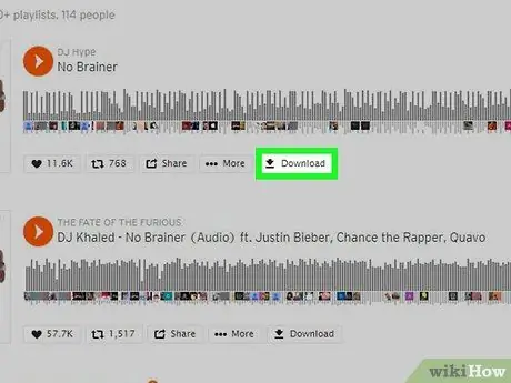 Download nummers van SoundCloud Stap 17