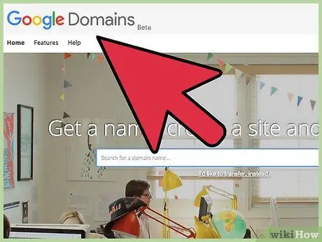 Domainnév regisztrálása a Google -lal 1. lépés