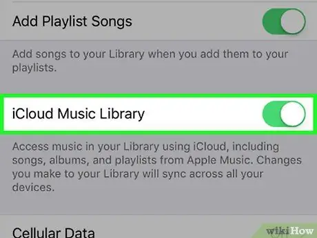 Загрузить музыку с помощью iCloud Шаг 4