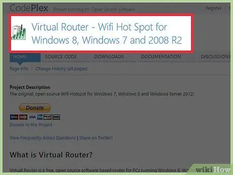 Aktivizoni një WiFi virtual në Windows Hapi 16