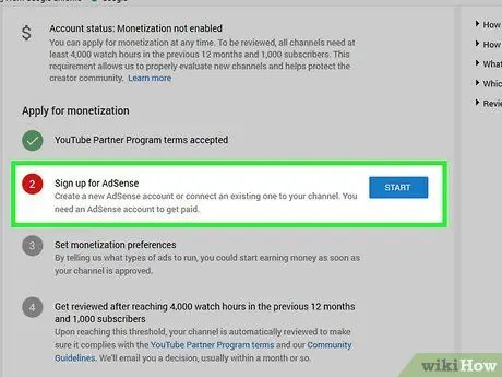 Diventa un partner di YouTube Passaggio 7