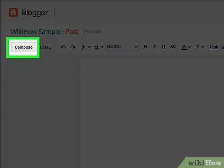 Avvia un blog su Blogger Passaggio 17