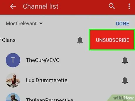 Управлявайте абонаментите си в YouTube Стъпка 6