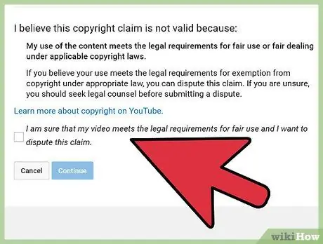 Sblocca la violazione del copyright su YouTube Passaggio 10