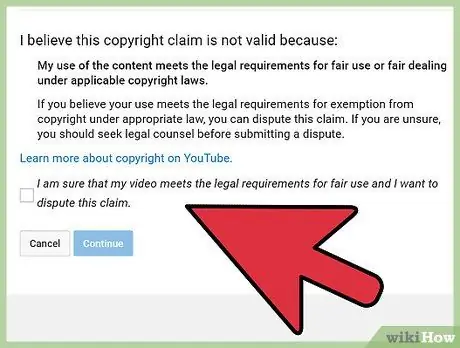 YouTube сайтындағы авторлық құқықты бұзуды бұғаттан шығарыңыз 19 -қадам