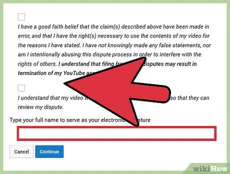 Débloquer la violation du droit d'auteur sur YouTube Étape 20