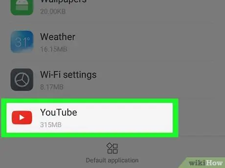 Maak YouTube -skakels in die program op Android Stap 6 oop