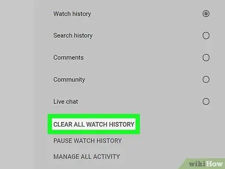 გაასუფთავეთ თქვენი YouTube ისტორია ნაბიჯი 10