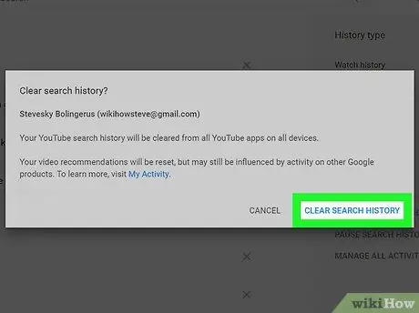 Clear Your YouTube History Step 14