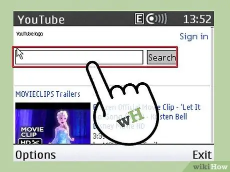 Watch YouTube on Nokia C3 Step 3