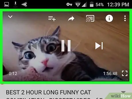 Copiez une URL sur l'application YouTube sur Android Étape 4