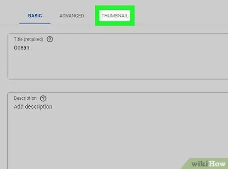 Pridėkite miniatiūrą prie vaizdo įrašo „YouTube“6 veiksme
