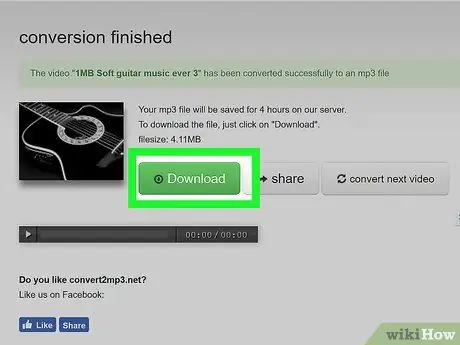 Converti YouTube in MP3 Passaggio 10