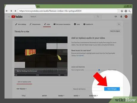 Aggiungi musica ai video di YouTube Passaggio 17