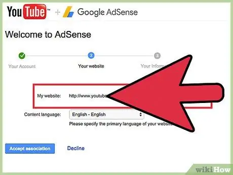 AdSense -skakel na u YouTube -rekening Stap 10