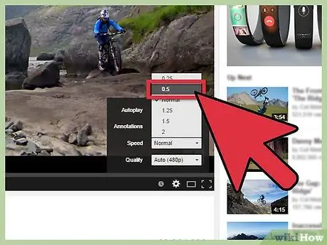 Spill av YouTube -videoer i Slow Motion Trinn 3