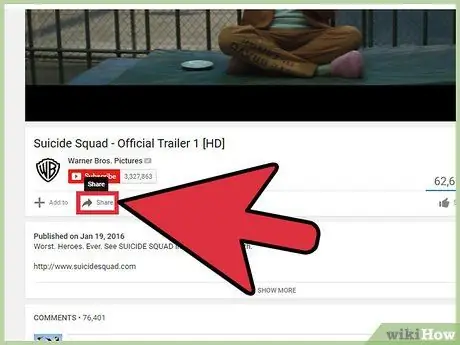 Dela videor på YouTube Steg 16