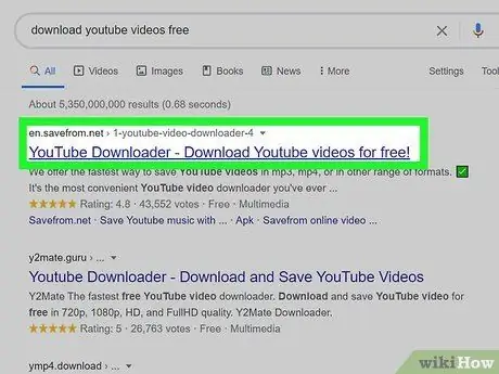 Télécharger des vidéos YouTube en haute définition Étape 2