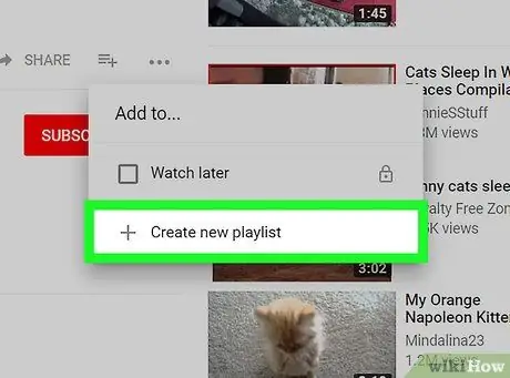 YouTube पर एक नई प्लेलिस्ट बनाएं चरण 16