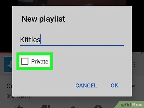 Crea una nuova playlist su YouTube Passaggio 8