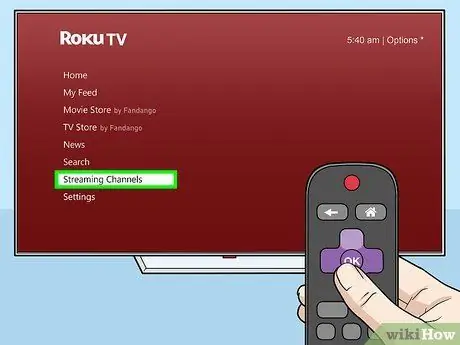 Iegūstiet YouTube vietnē Roku 2. darbība