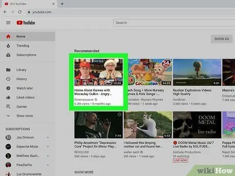 Hidupkan Sari Kata YouTube Langkah 2