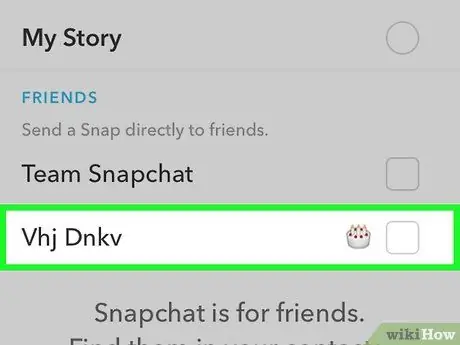 เป็นเพื่อนที่ดีที่สุดใน Snapchat ขั้นตอนที่ 4