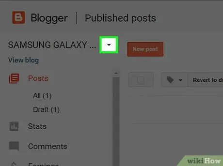 Blogger blogini o'chirish 2 -qadam