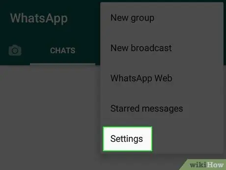 Dodajte ili uklonite vremensku oznaku na WhatsApp -u Korak 9