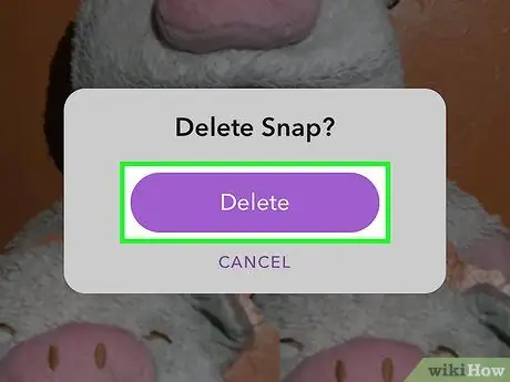 Eliminar una historia de Snapchat Paso 6