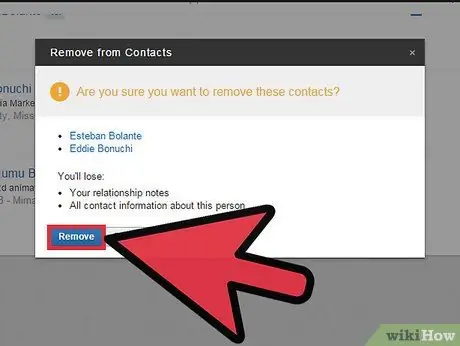 Suprimiu una connexió al pas 6 de Linkedin