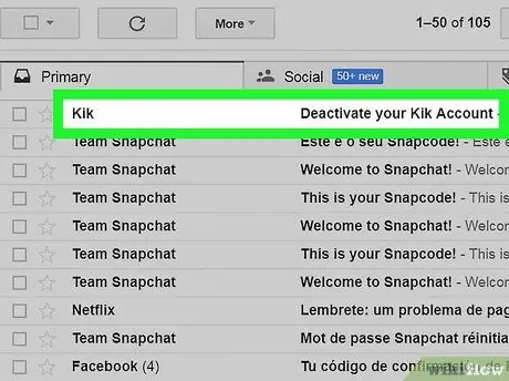 Deaktiver en Kik -konto Trinn 10