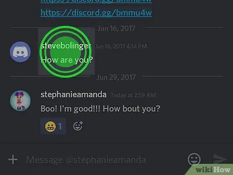 Изтриване на директно съобщение в Discord на Android Стъпка 5