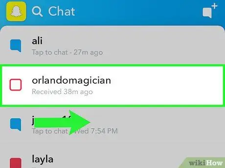 Salva conversazioni Snapchat Passaggio 3