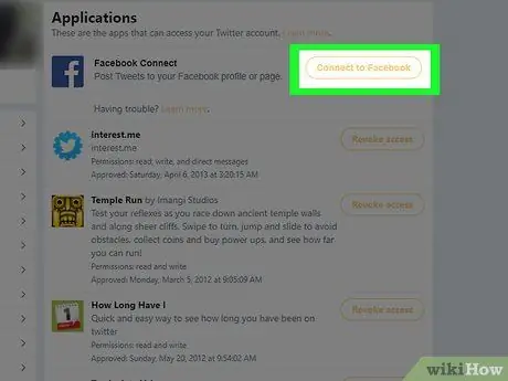 Twitter -i Facebook -a bağlayın Adım 5