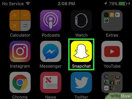 امسح جميع محادثات Snapchat الخطوة 1