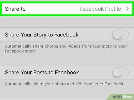 Connect Instagram to Facebook Step 7