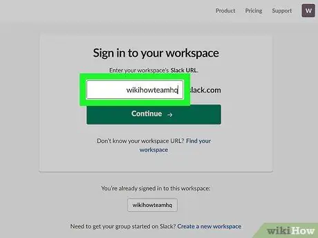 เข้าร่วมช่องบน Slack ขั้นตอนที่ 1