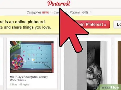 Connectez Pinterest à Facebook Étape 1